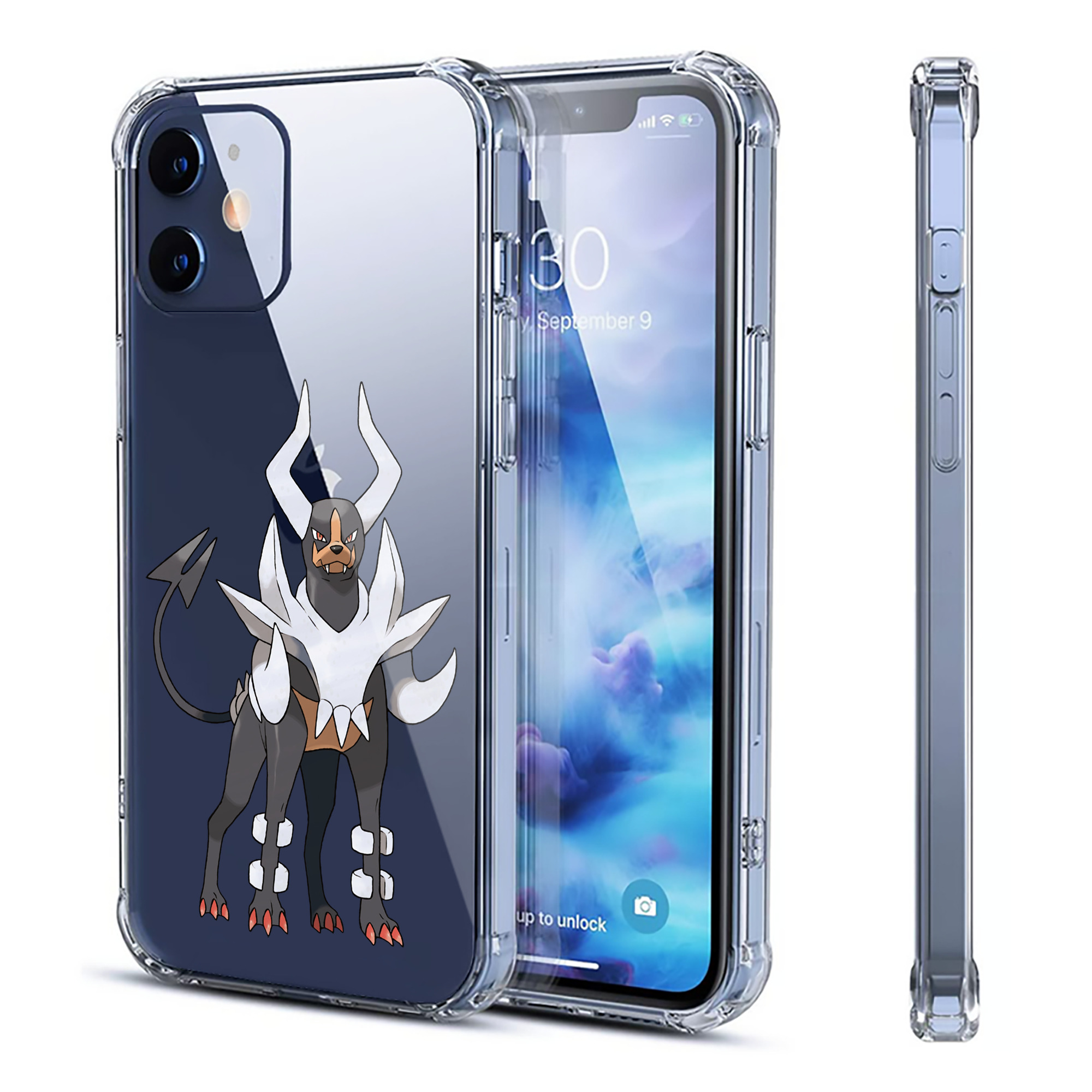 （画像用） ポケットモンスター Pokémon 【iPhone 12シリーズ対応】透明スマホケース（クリアソフトケース）